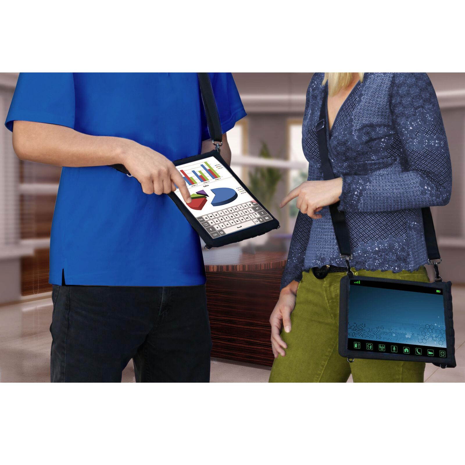 Neoprene Tablet Sleeve with Screen Protector & Adjustable Shoulder Strap