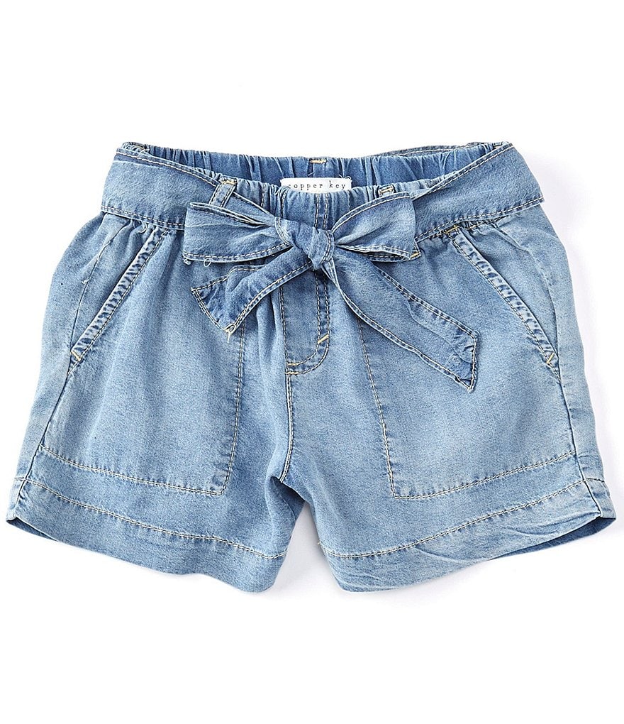 Copper Key Big Girls 7-16 Tie Front Shorts
