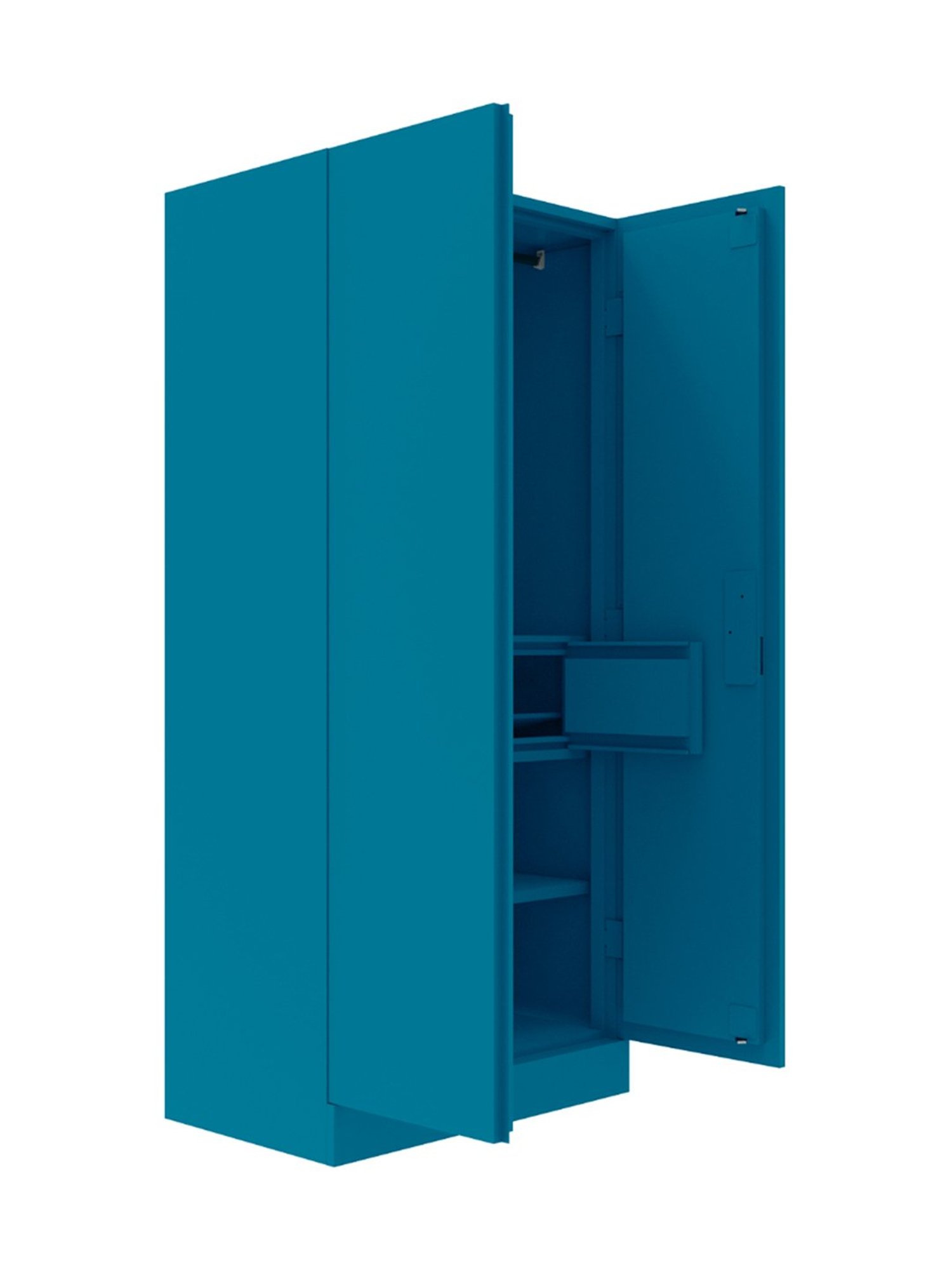 Godrej Interio Aceline 2-Door Steel Almirah, Teal (1-Year Warranty, 1 Locker)