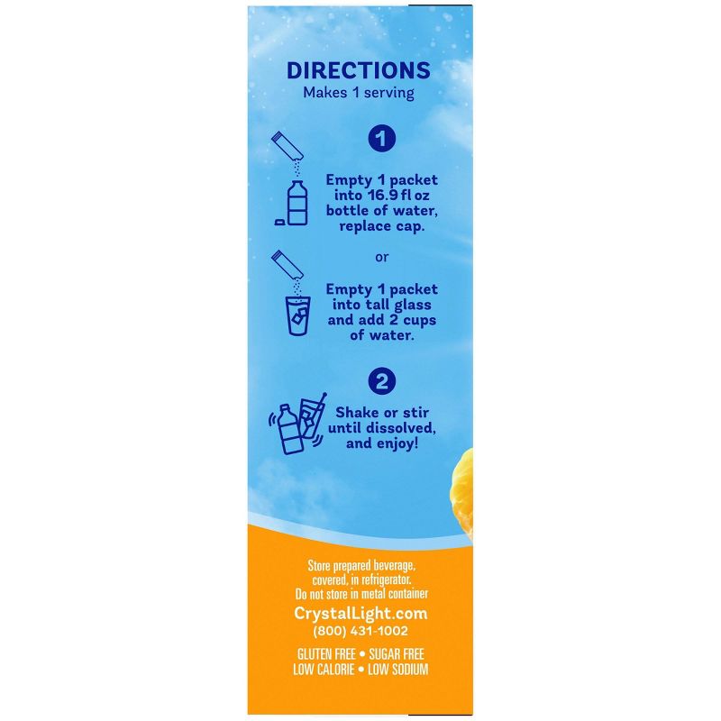 Crystal Light On the Go Citrus Energy Drink Mix - 10pk/.09oz Stix