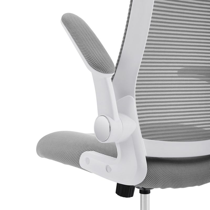 Works Creativity Mesh Office Chair with Chrome Base Gray - Serta