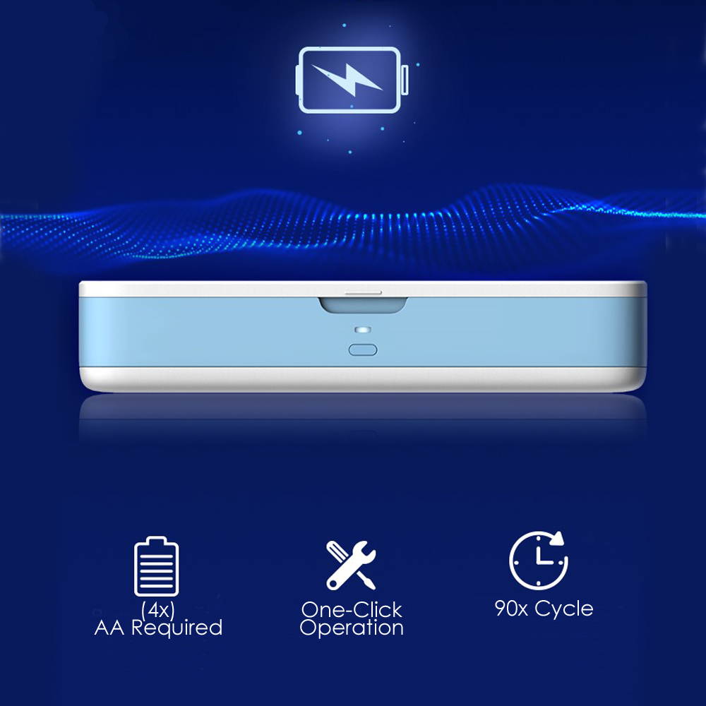 Kids Pro Multi Function Wireless Stationary Box (Hard Case) w/ Removable Pencil Insert and 360 Cleaning