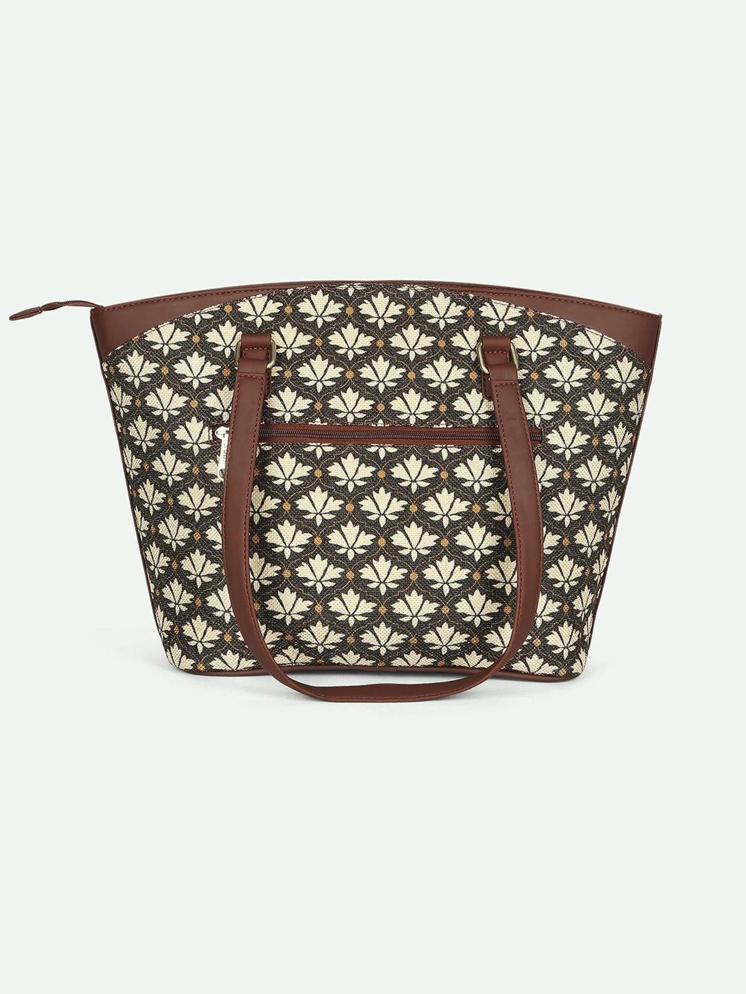 ZOUK Bidri Kaiser Printed Tote Handbag