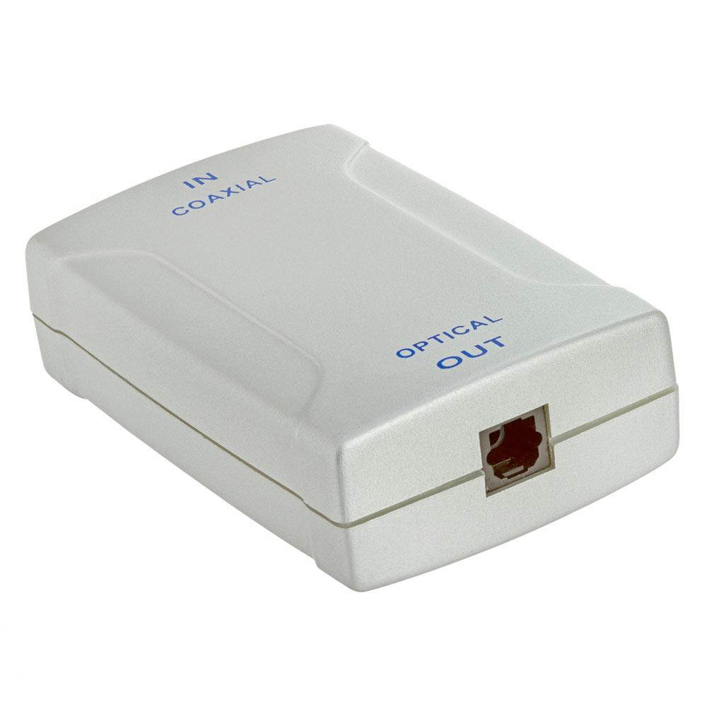Cmple - Optical Toslink Jack(Output) to Coaxial RCA Jack(Input) Digital Audio Converter