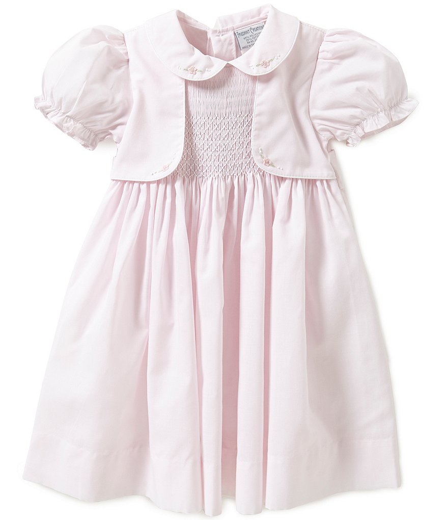 Friedknit Creations Little Girls 2T-4T Mock Vest Dress