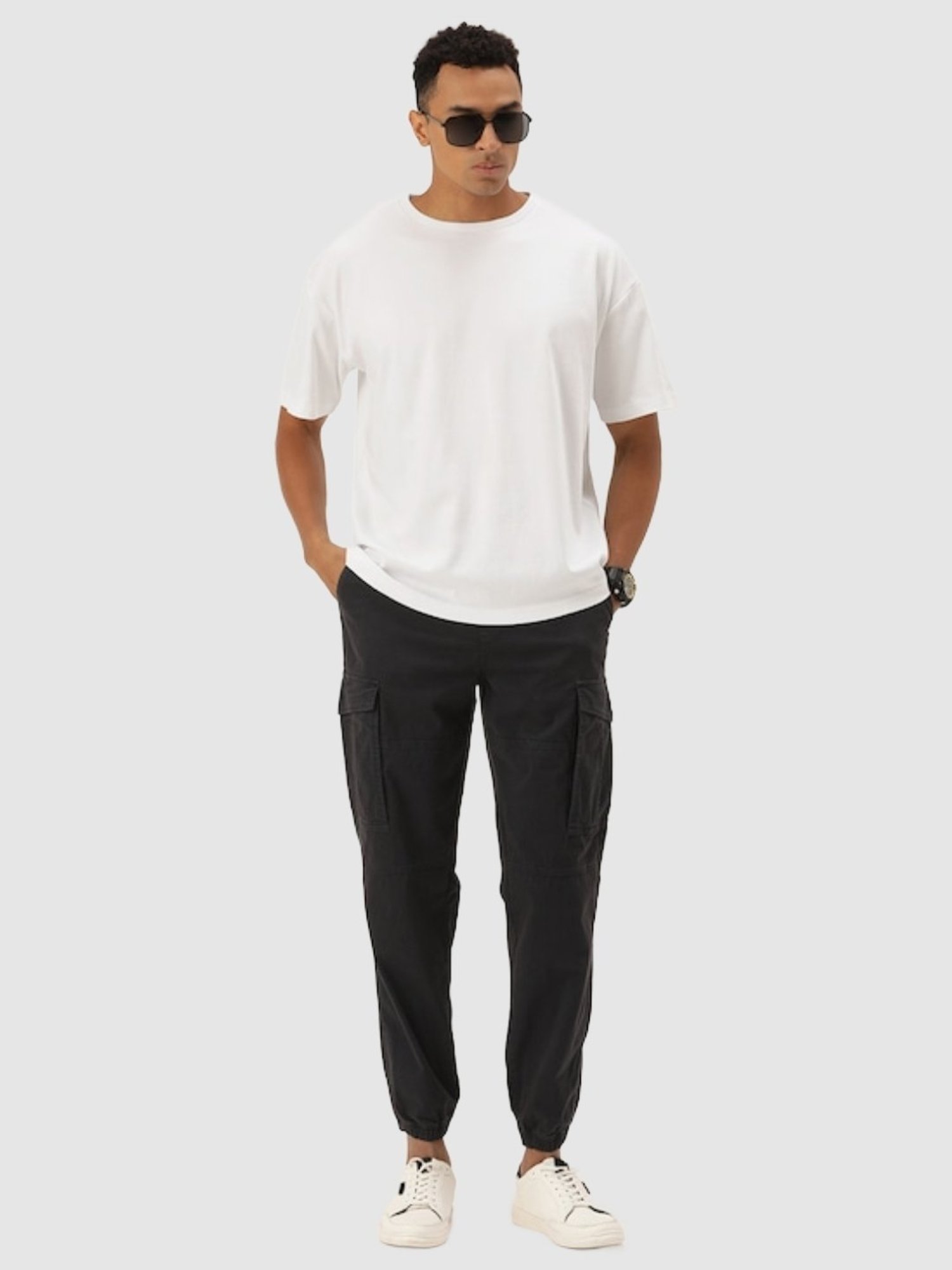 Bene Kleed White Cotton Loose Fit T-Shirt