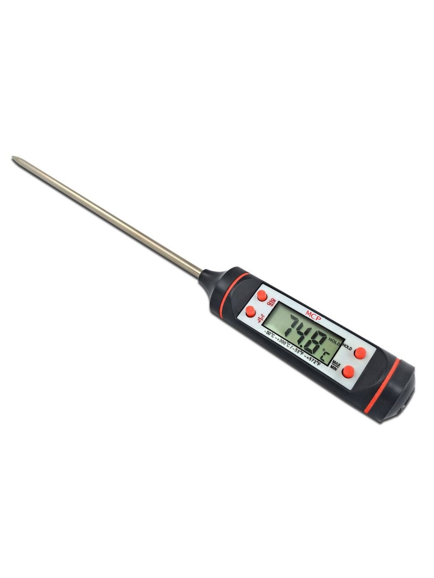 MCP TP101 Digital Food Probe Meat Thermometer (Black)