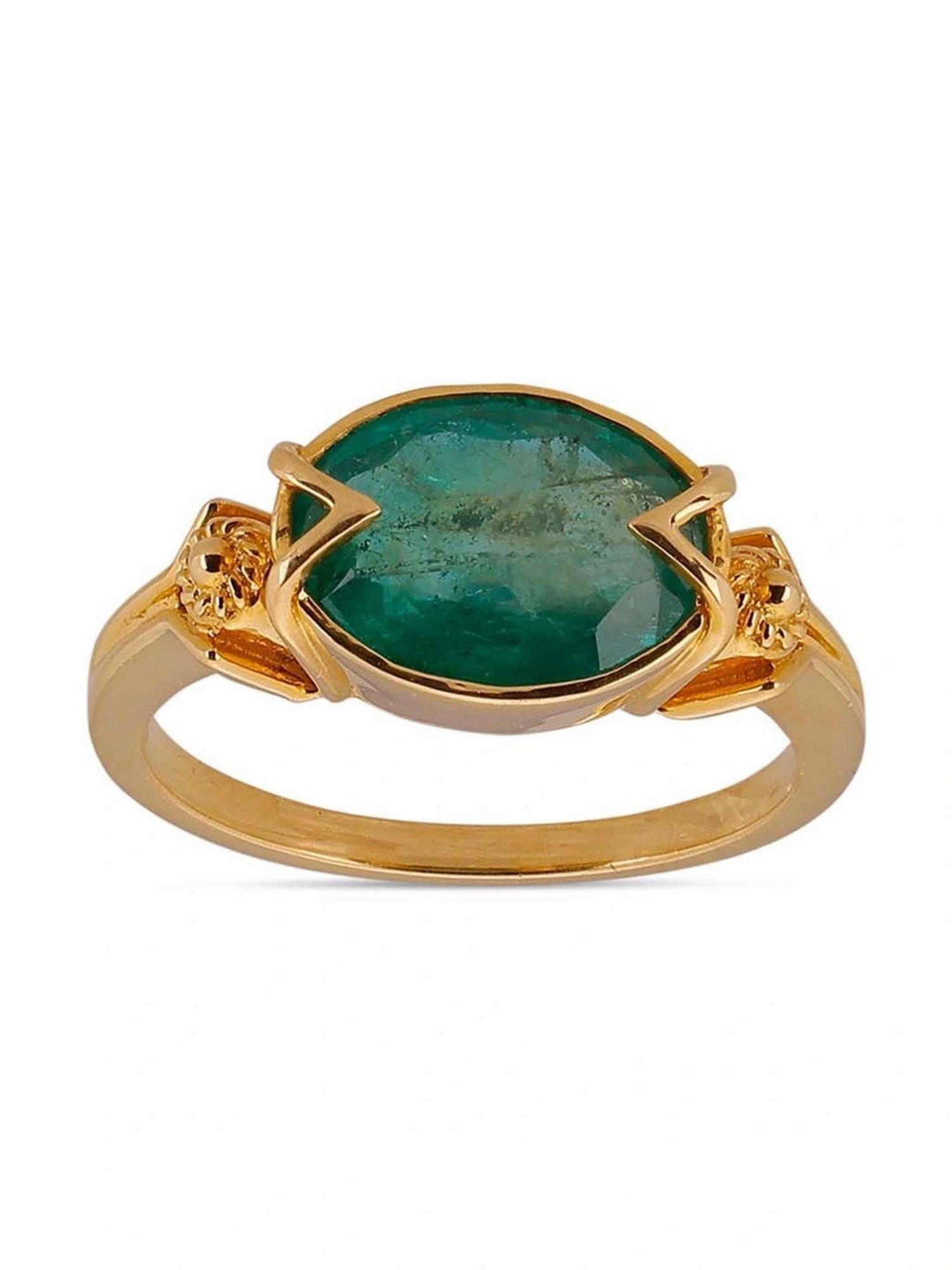 CKC Classic Emerald Gold Ring