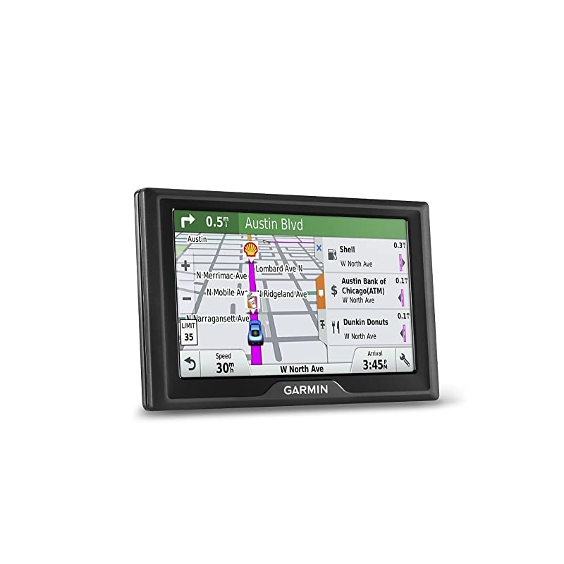 Drive 50 USA + CAN LMT GPS Navigator System with Lifetime Maps and Traffic, Driver Alerts, Direct Access, and Foursquare data (Renewed)