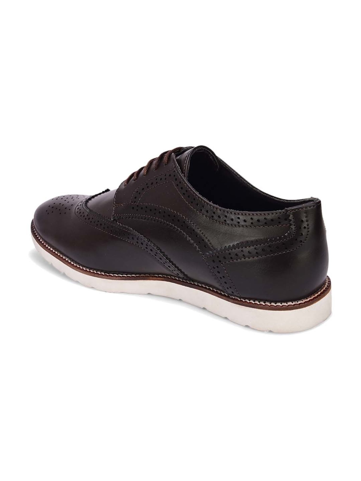 Hydes N Hues Men's Black Derby Shoes