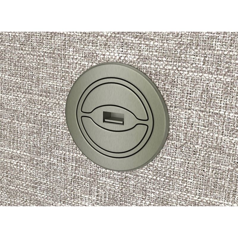 Karla Dubois Sanora Power Accent Chair - White