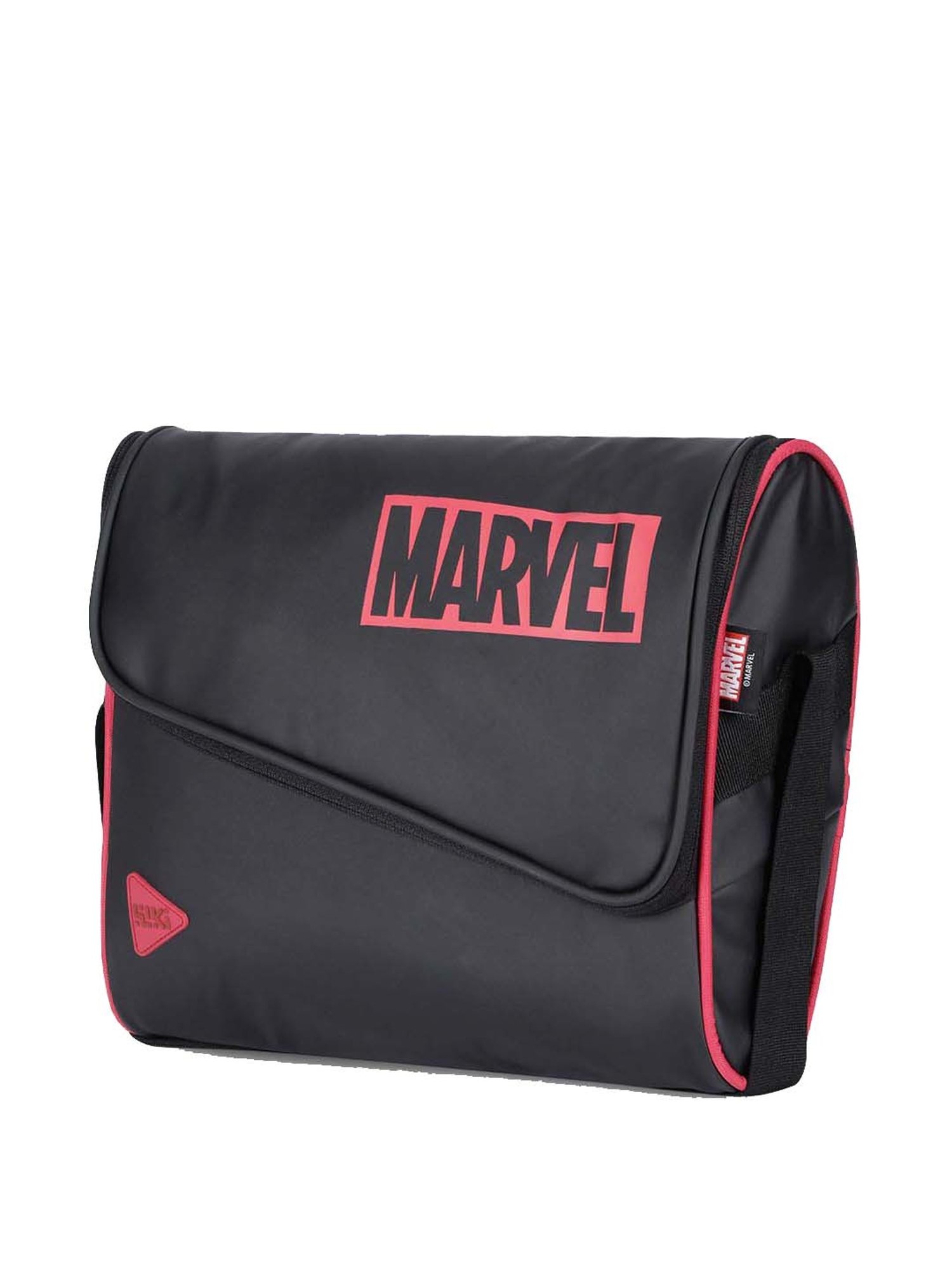 Wiki Hood Marve Black Solid Medium Messenger Bag