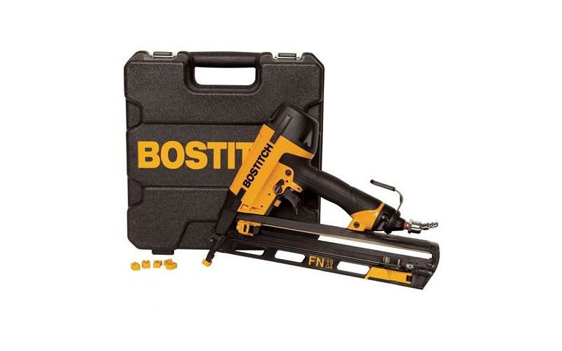 Bostitch U/N62FNK-2 15-Gauge 2-1/2 in. Oil-Free Angled Finish Nailer Kit