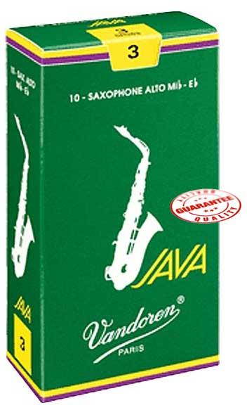 Vandoren Alto Sax JAVA Reeds Box of 10 Strength 2.5