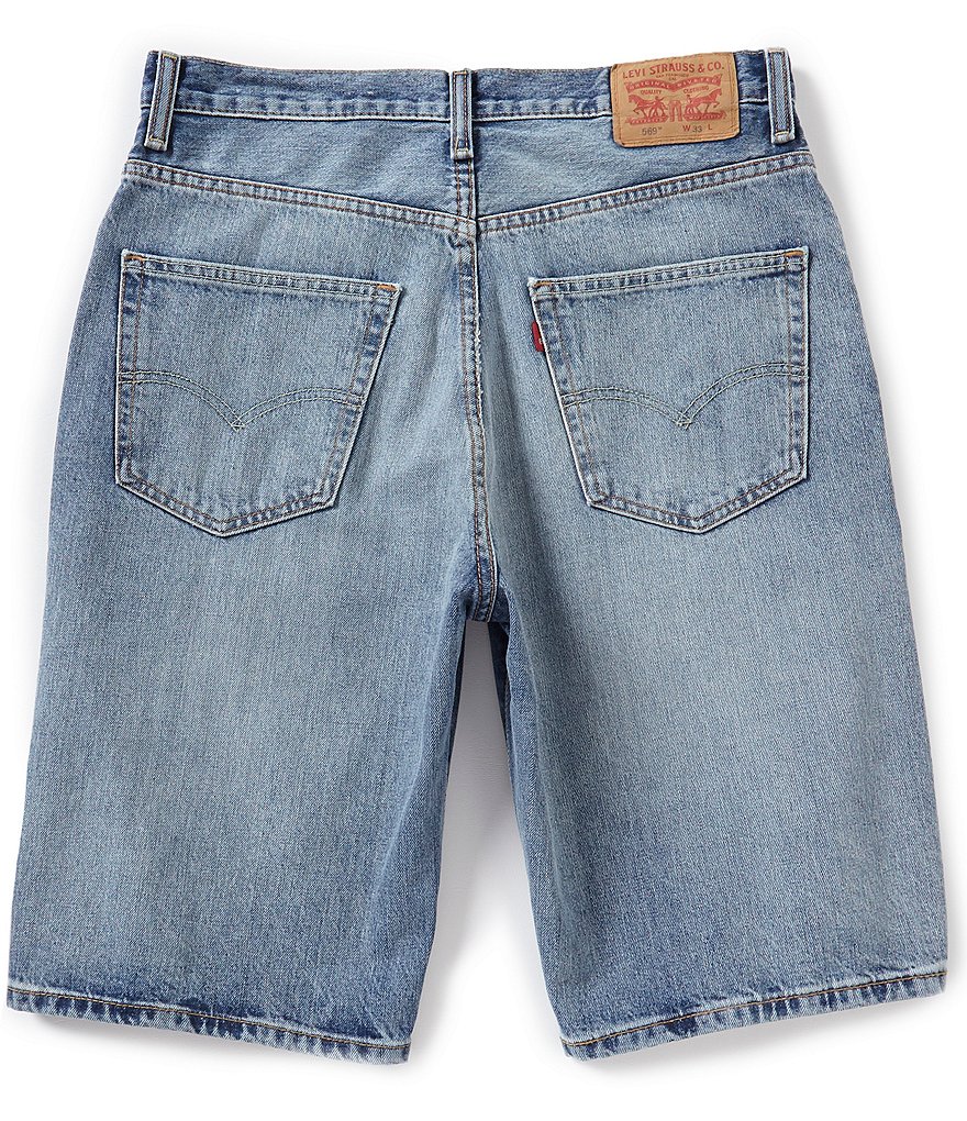 Roundtree & Yorke Big and Tall Performance 9#double; and 11#double; Inseam Flat Front Herringbone Print Shorts