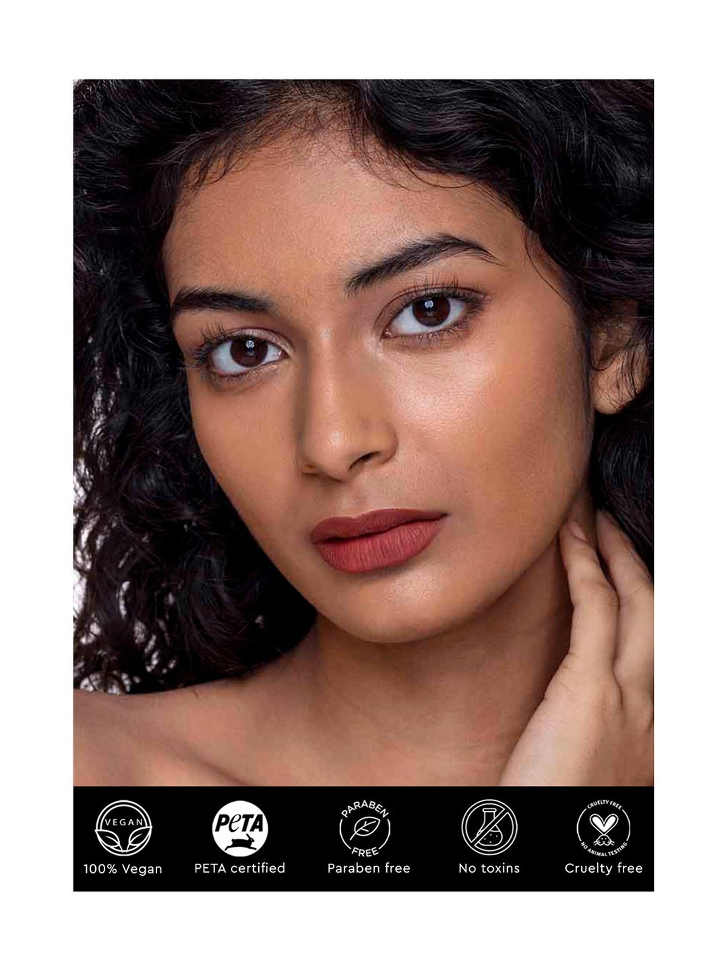 Kiro Beauty Airy Matte Long Lasting Liquid Lipstick Nutmeg Nude - 5 ml