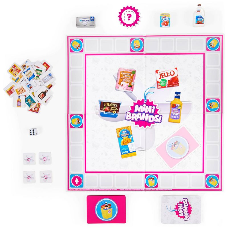 5 Surprise Mini Brands! Mini Market Dash Board Game