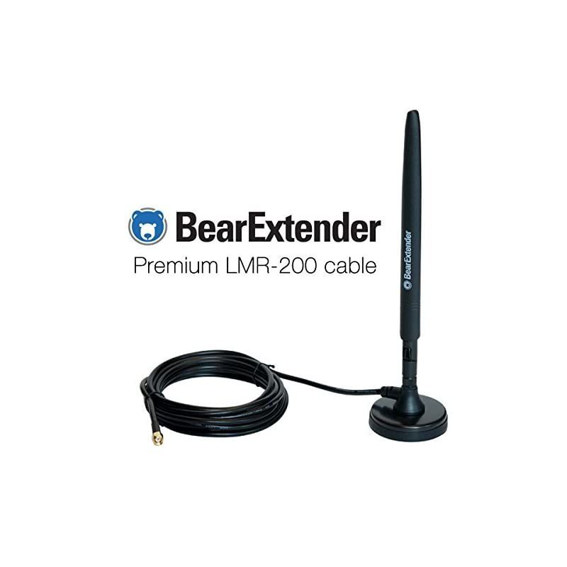 Bearifi  Heavy Duty 7 dBi WiFi Antenna with RPSMA Extension Cable Magnet Base
