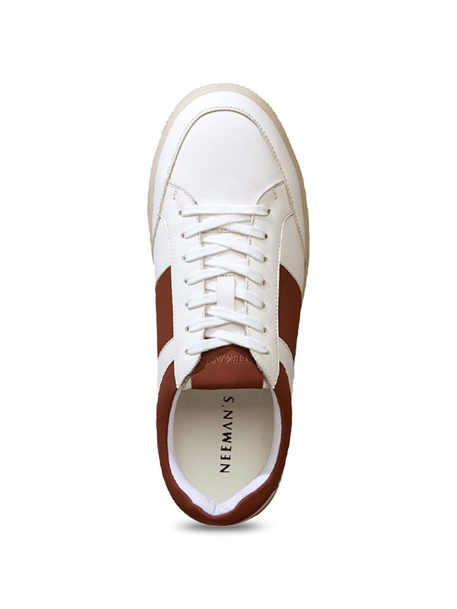 Neemans Men's Ivory Casual Sneakers