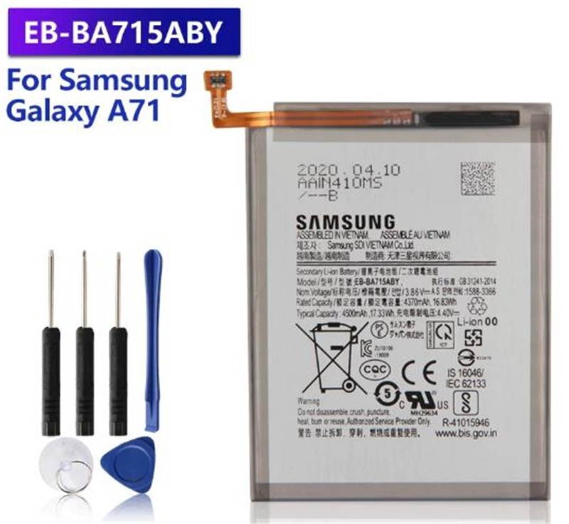Replacement Battery for Samsung Galaxy A71 Battery, SM- A7160 A715F Battery, EB-BA715ABY