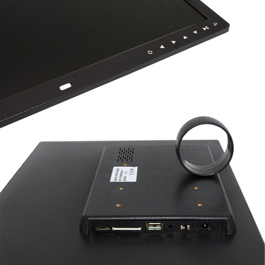 Dynex 5-Watt 1Amp Coiled Car Charger with Apple Lightning Connector - Black