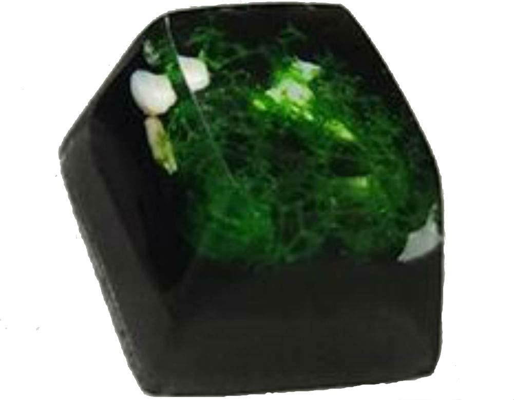 Mugen Custom Meadow Nature Resin Keycaps for Cherry MX Switches - Fits Most Mechanical Gaming Keyboards - with Keycap Puller