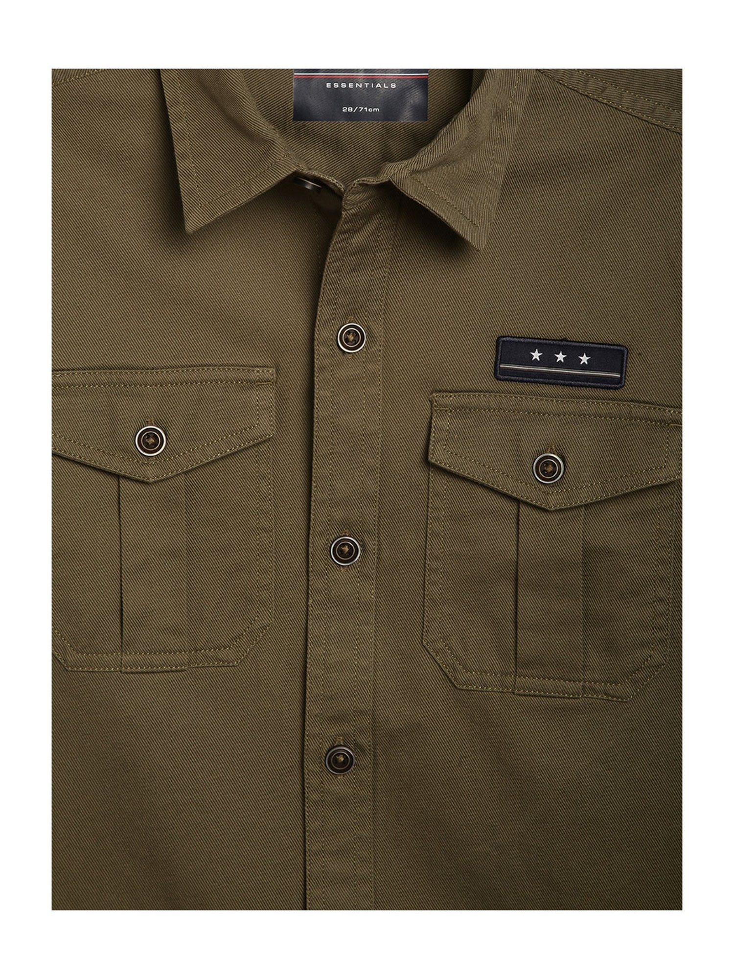 Octave Kids Olive Solid Shirt