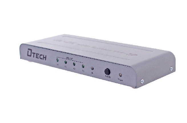 DT-7144 HDMI1.4 Splitter 1x4 HDMI Splitter with 3D and 4Kx2K ultra-high-definition Blu-ray machine