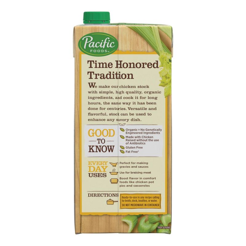 Pacific Foods Organic Unsalted Chicken Culinary Stock - 32oz