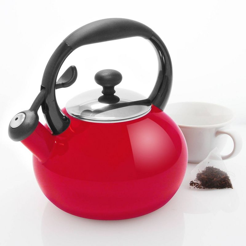Chantal 1.8qt Button Teakettle - Red