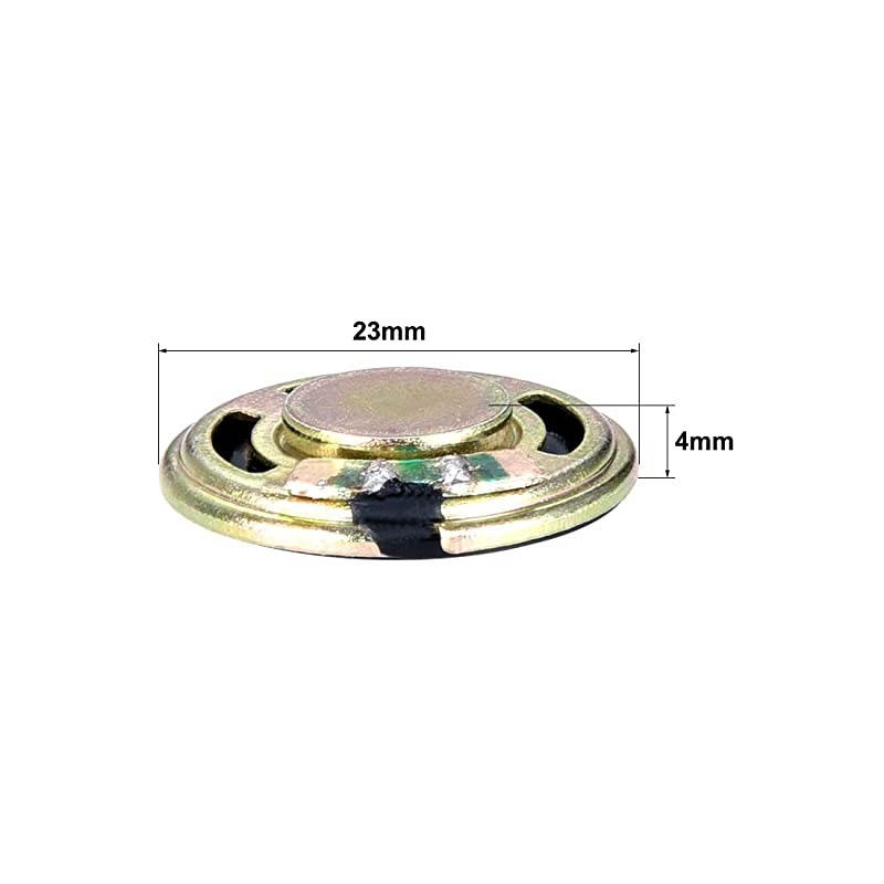 0.5W 8 Ohm DIY Speaker 23mm Round Shape Replacement Loudspeaker 2pcs