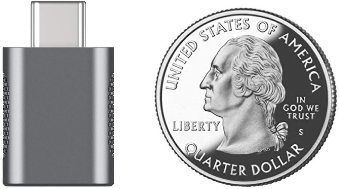 nonda USB C to USB Adapter(2 Pack),USB-C to USB 3.0 Adapter,USB Type-C to USB,Thunderbolt 3 to USB Female Adapter OTG for MacBook Pro 2019/2018/2017,MacBook Air 2018,Surface Go,and More Type-C Devices