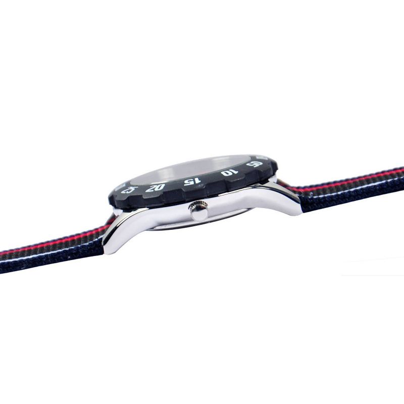 Boys' Red Balloon Sporty Stainless Steel with Bezel Watch - Black