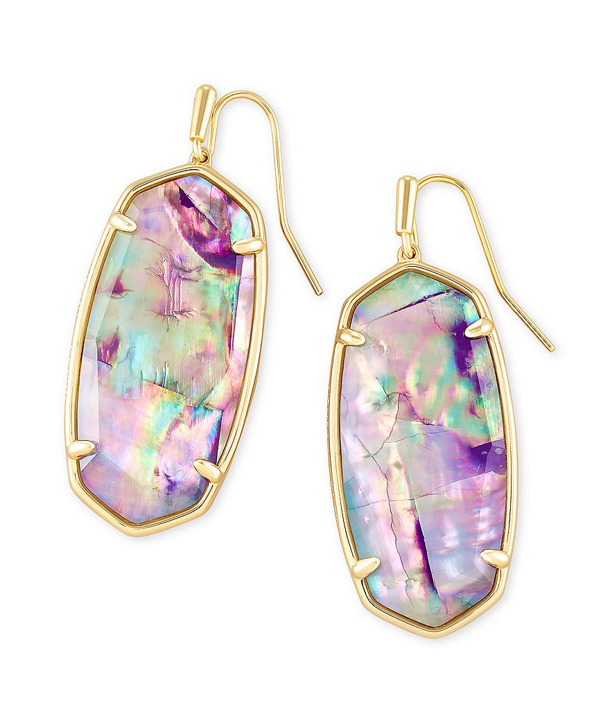 Kendra Scott Faceted Gold Elle Earrings