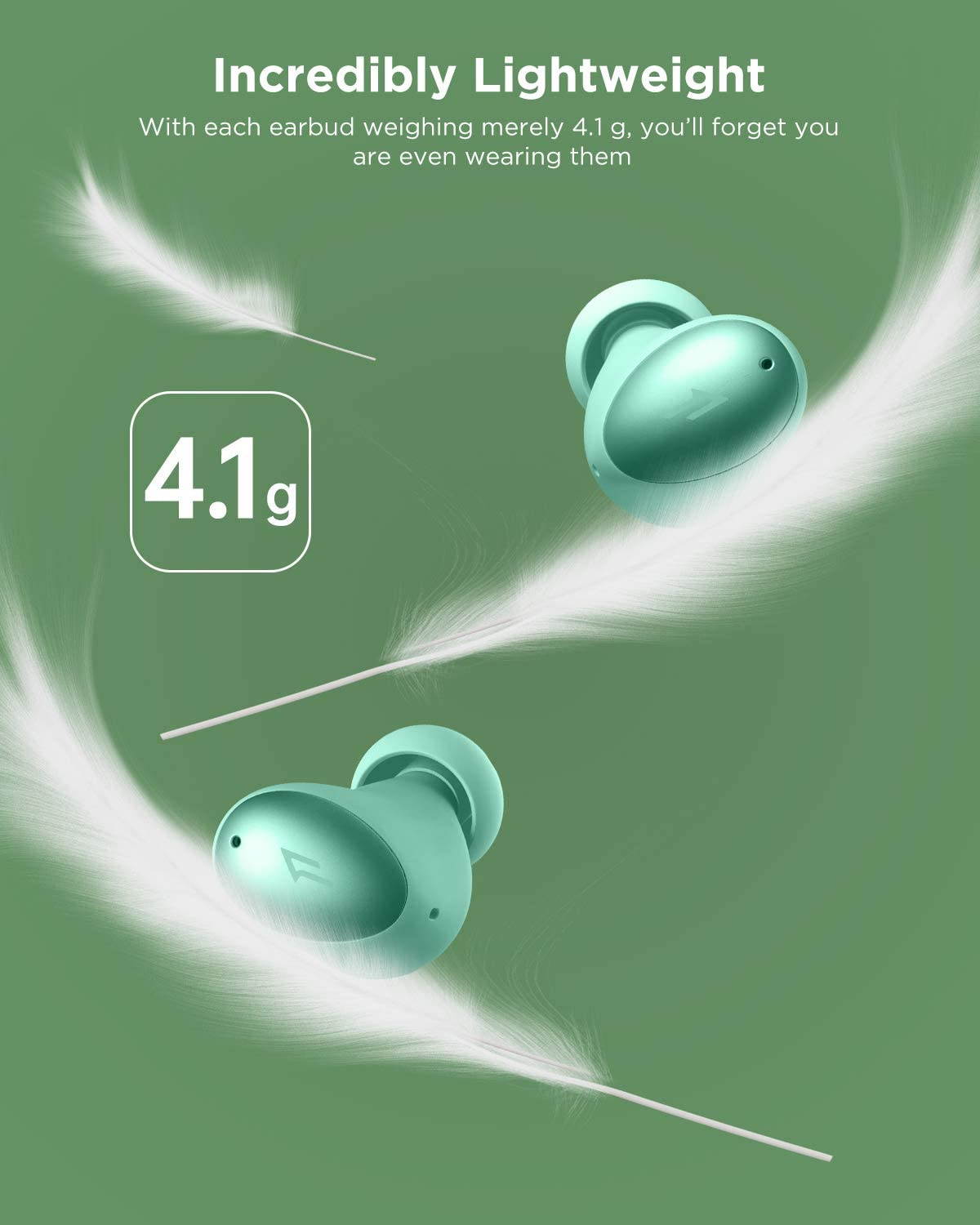 1MORE ColourBuds True Wireless Earbuds, Premium Bluetooth Earphones with Super Light-Weight Design, IPX5 Water Resistant, 22H Playtime, and Dual ENC Mic, for Workout, Sports, Home Office, Black