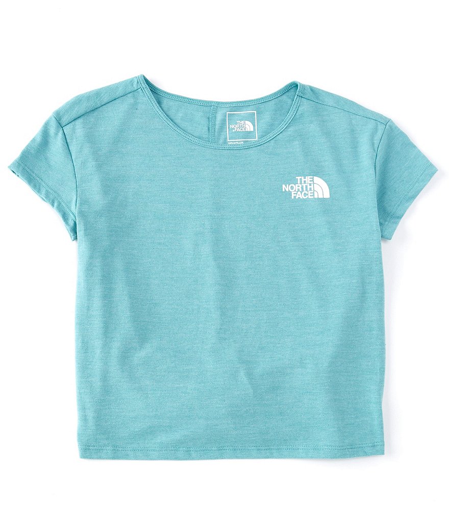 The North Face Little/Big Girls 5-18 Short-Sleeve Heathered Tri-Blend Tee