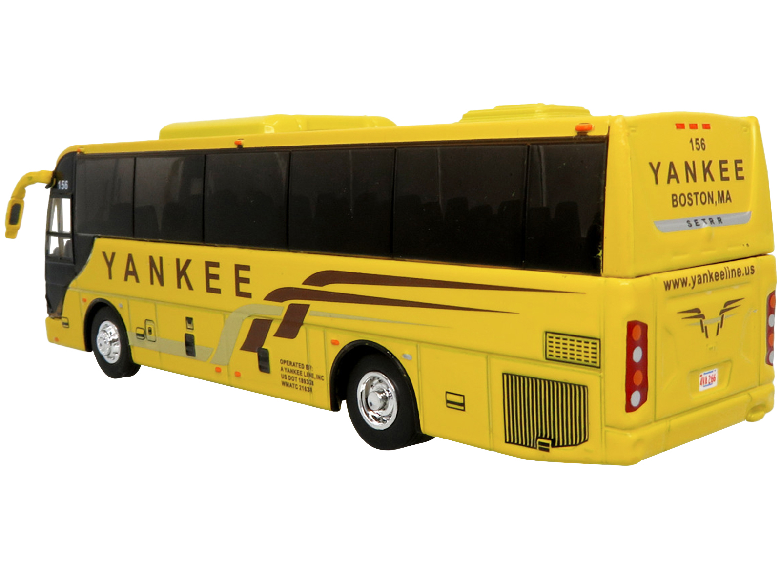 MCI Classic City Bus Plain White "Vintage Bus & Motorcoach Collection" 1/87 Diecast Model by Iconic Replicas