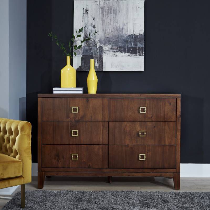 Bungalow Dresser Medium Brown - Home Styles