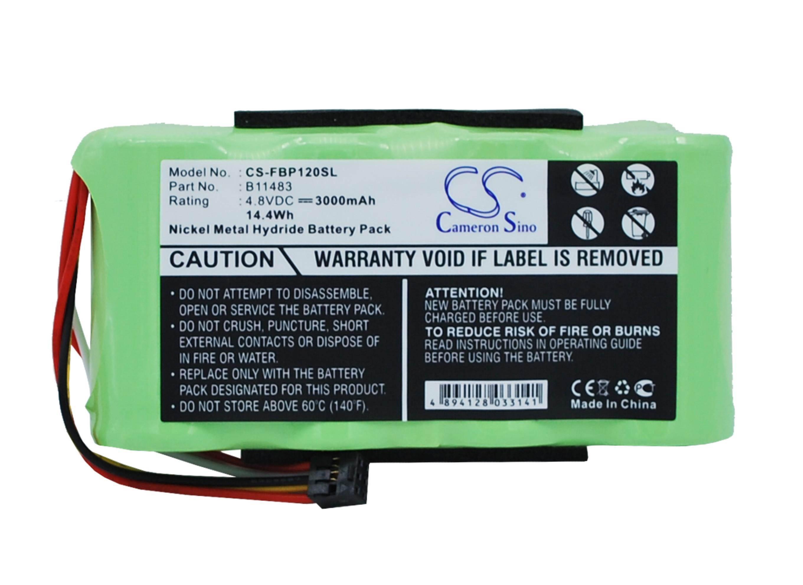 Battery for Fluke B11483 BP120MH 123 Power Quality Analyze 43B Scopemeter 120