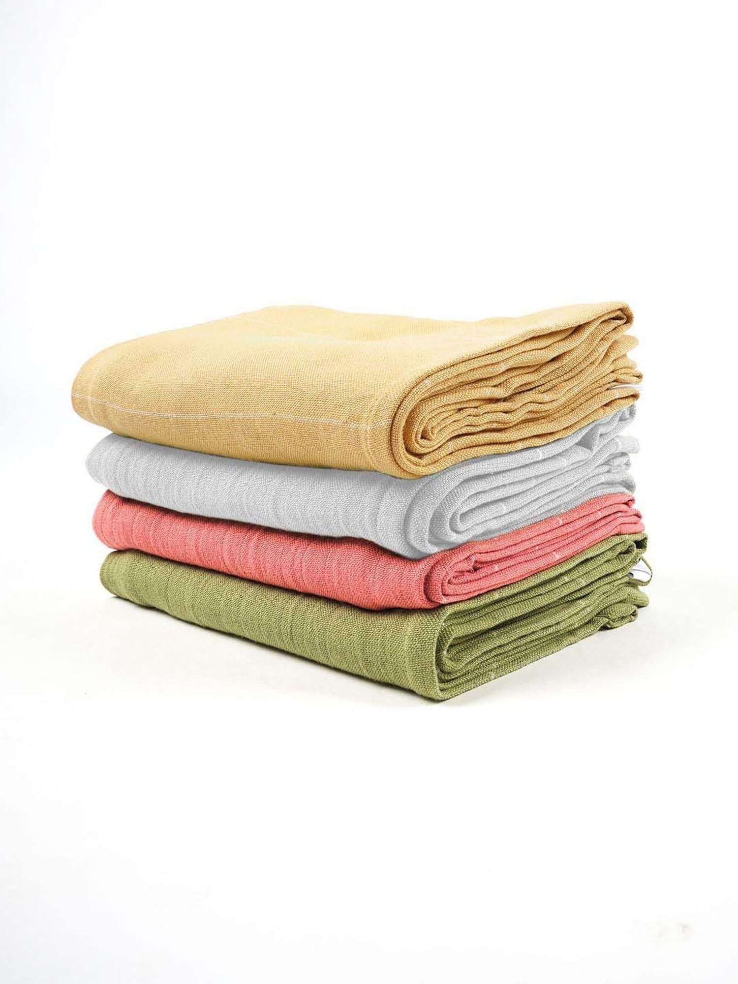 Doctor Towels Multicolor 350 GSM Aloevera Double Cloth Bath Towel - Set of 4