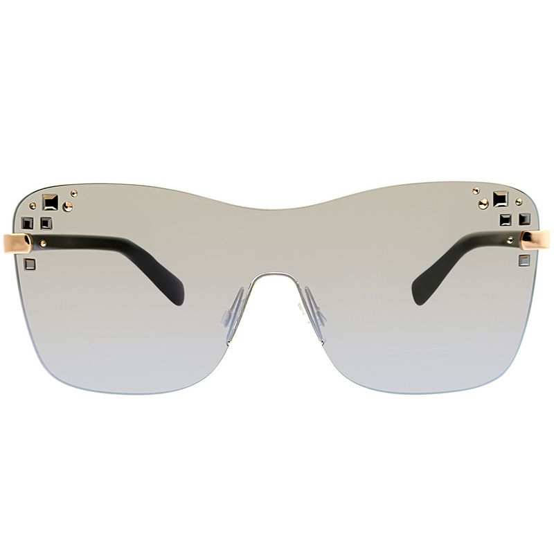 Jimmy Choo  SRF U4 Womens Square Sunglasses Rose Gold Black 99mm