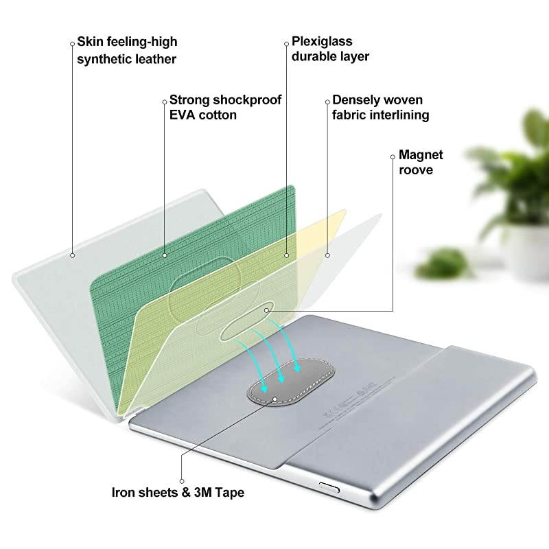 Colorful Case for All-New Kindle Oasis (10th Gen, 2019 Release & 9th Gen, 2017), Premium PU Leather Cover with Auto Wake/Sleep, Strong Adsorption for 7&rsquo;&rsquo;Kindle Oasis, Black-The Marble Pattern