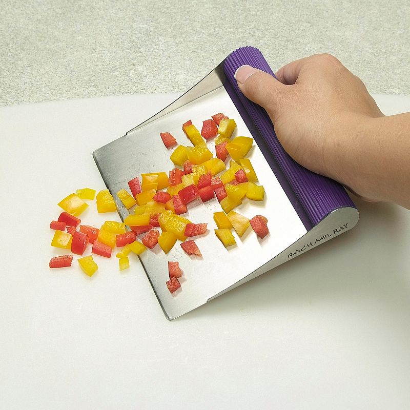 Rachael Ray Stainless Steel Bench Scrape - Purple