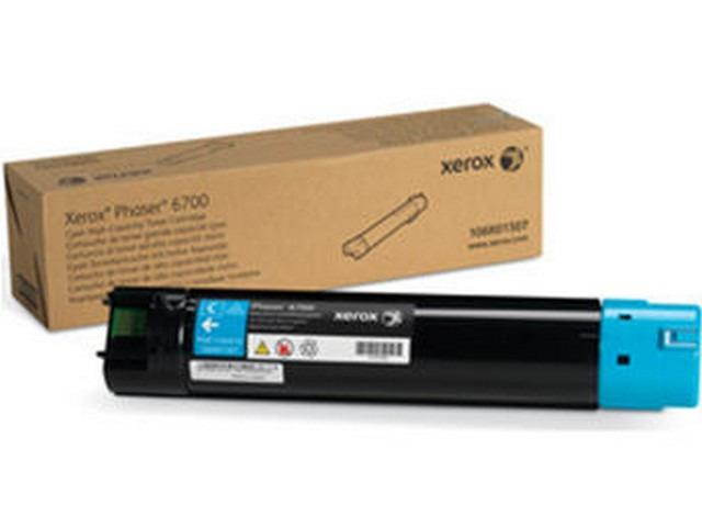XEROX CYAN HIGH CAPACITY TONER CARTRIDGE 6700 - 106R01507