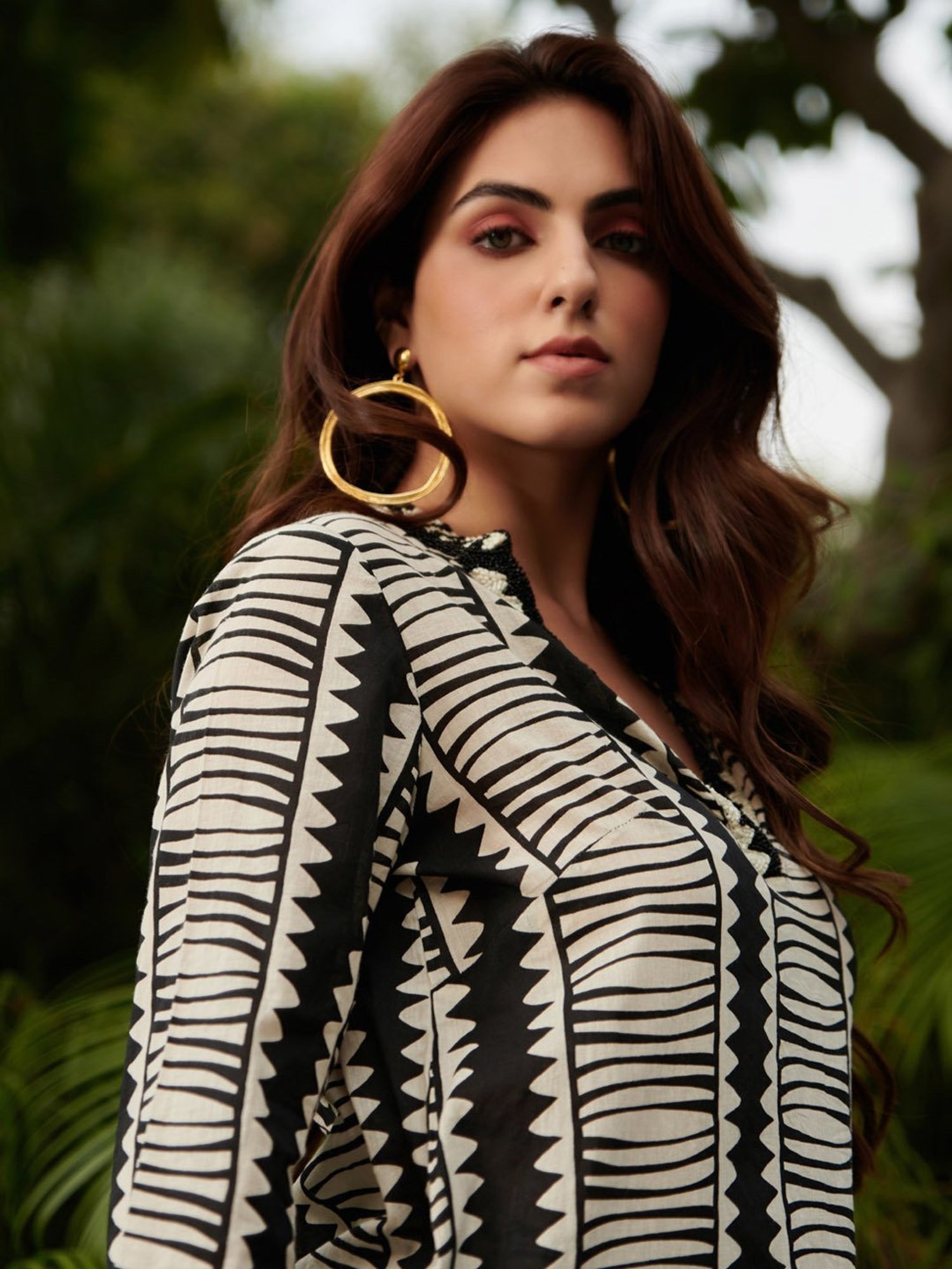 Cin Cin Blue Aqua Shirt Kurta With Tapered Pants