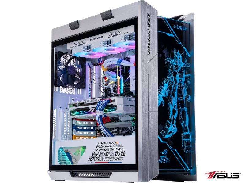 ABS ROG Gundam Limited Edition Gaming PC - Intel i9 11900K - STRIX Gundam GeForce RTX 3080 - G.Skill 32GB 3200MHz - 2TB Intel M.2 - STRIX Gundam 360MM AIO - Windows 10 Pro 64-bit