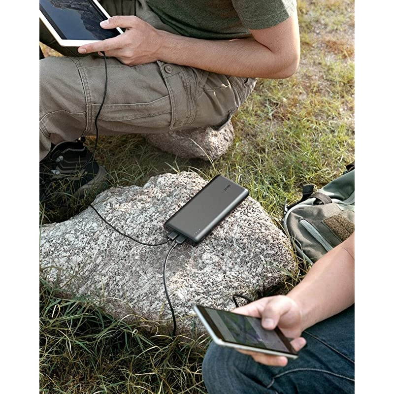 PowerCore 26800 Portable Charger 26800mAh External Battery with Dual Input Port and DoubleSpeed Recharging 3 USB Ports for iPhone iPad Samsung Galaxy Android and Other Smart Devices