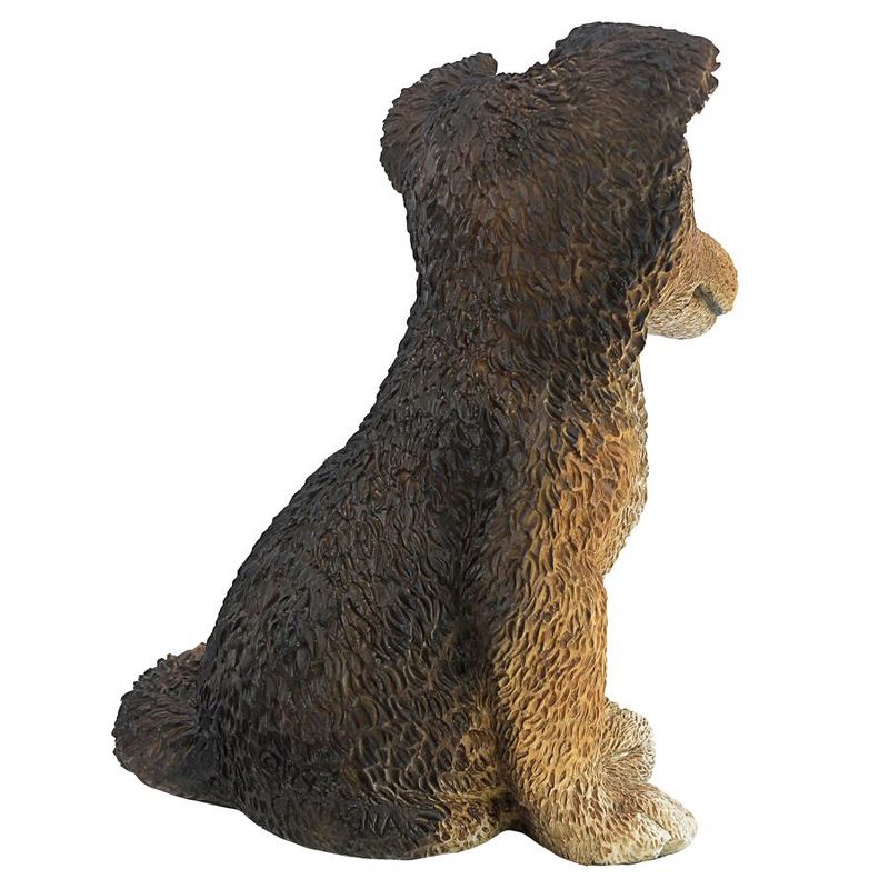 Design Toscano Brown Collie Puppy Dog Statue - Brown