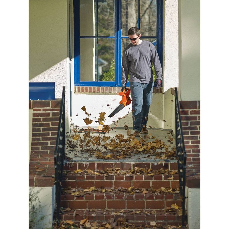 Black & Decker BV6000 12 Amp High Performance Two Speed Handheld Electric Mulcher Blower Vac