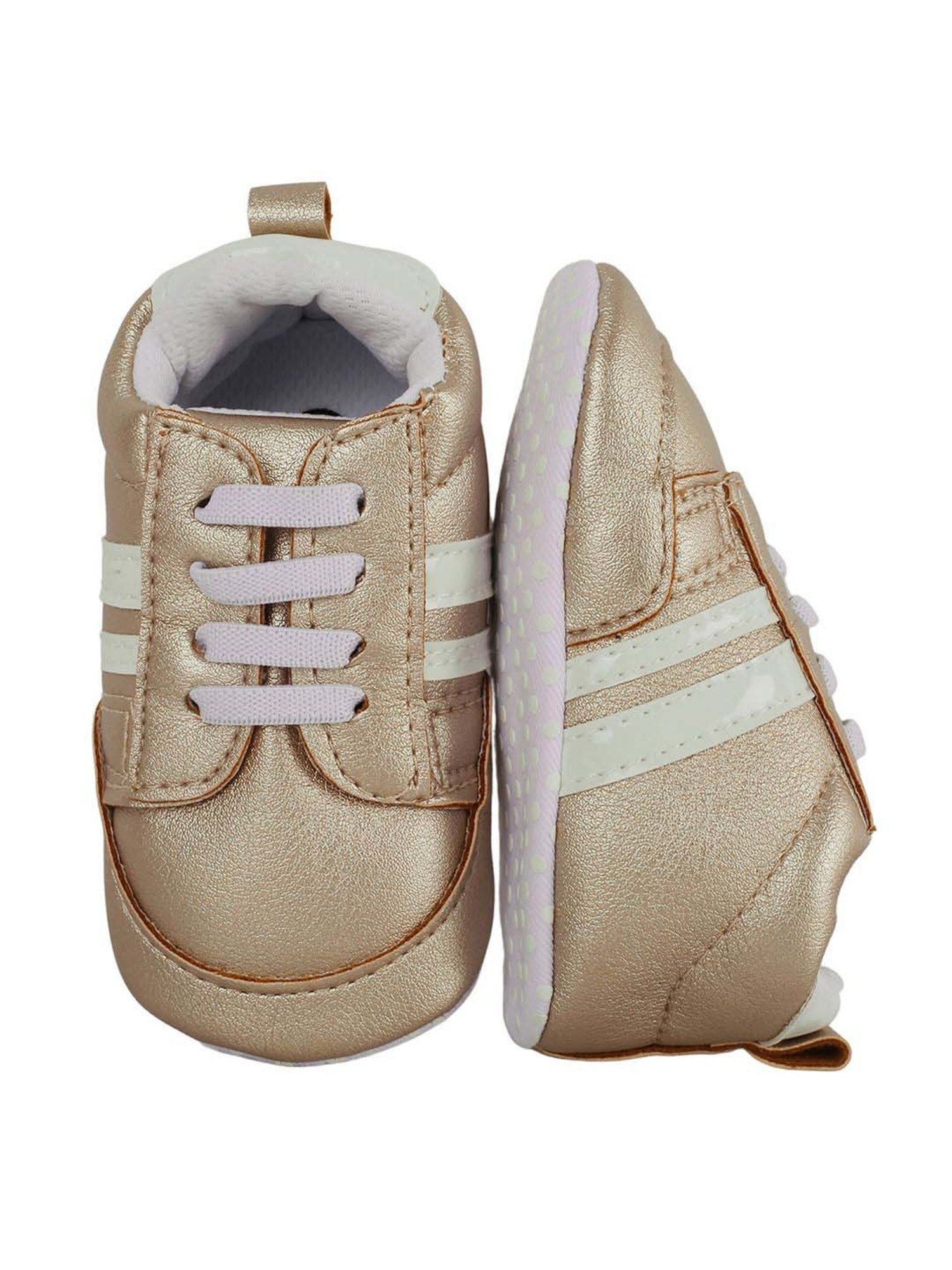 Baby Moo Kids Gold Casual Booties